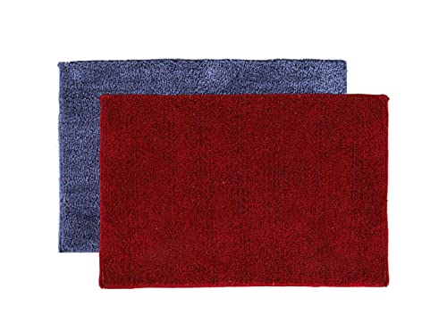 Image of Anti Skid Door Mats Bath Mats for Home and Bathroom (2, Multi 2, 40x60 CM)