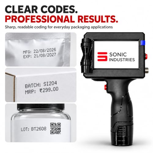 SONIC INDUSTRIES Handheld Thermal Inkjet Printer - Image 7