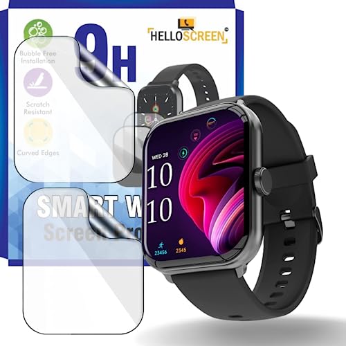 Image of 9H Screen Protector Flexible TPU Screenguard For BEAT XP MARV SUPER [1.99 inch] Smartwatch (2 Pack) - Unbreakable Hydrogel TPU Film [ Not A Tempered Glass]