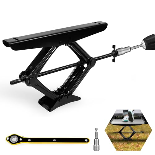 LCGAOYA RV Step Stabilizer Kit Suitable for 5th Wheels RV Travel Trailers RV Step Camper Step Adjustable Height Foldable and Easy to Install