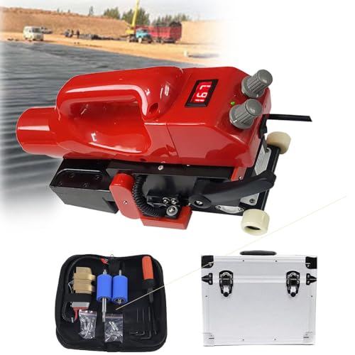 Soldadora de cuña caliente para membrana impermeable, máquina de soldadura de geomembrana, herramienta automática de soldadura de plástico de 0,5 a 5 m/min, para sellar y soldar PVC, EVA, PE, HDPE y