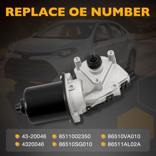 Image of Front Windshield Wiper Motor 5 Pins, Compatible with 2015-2019 Lexus Nx200t Nx300h Nx300 Sport Utility, 2013-2018 Toyota RAV4 Corolla Subaru Imprez Forester XV Crosstrek Sport Utility Legacy Outback