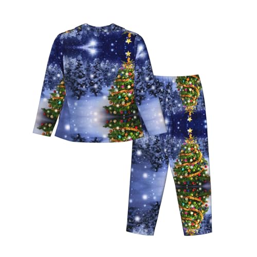 Pyjama de Noël 2 pièces contre le froid ensemble de nuit douillet - 2