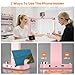 TiInsta Nail Light for Desk,34 Inch 48W Half Moon Light-Adjustable 3000K-6000K Color Temp, 0-100% Brightness,Nails lamp with Phone Stand,for Nails Art,Tattoo,Eyebrow,Beauty,Reading,Salon