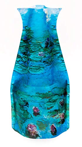MODGY Zusammenklappbare und erweiterbare Blumenvase, Kunststoff, dekorative, moderne Vasen für Blumen, Tafelaufsätze, Esstisch, Dekoration, Wohnzimmer, Badezimmer, Hochzeit, Büro, Seerosen Cover