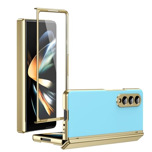 Étui premium pour Samsung Galaxy Z Fold 3 5G avec protection d'écran thermique mate