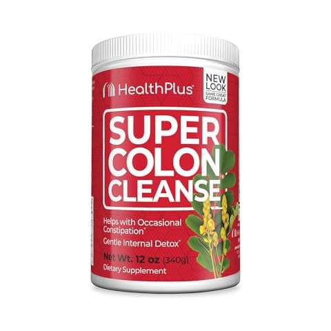 Health Plus Super Colon Cleanse: 10-Day Cleanse -Detox | More than 1 Cleanse, 12 Ounces Cover