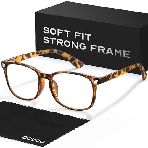 Image of CCVOO Reading Glasses for Women /Men, Eyeglasses, Blue Light Readers for Women /Men, Computer Eye Glasses, Cheaters