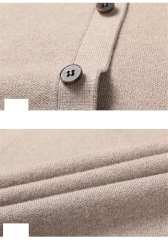 Men's Cardigan Sweater Casual V-Neck Long Sleeve Knitted Solid Cardigans3