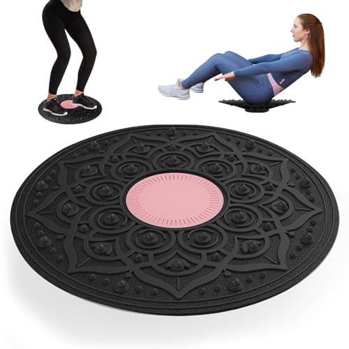 Balance Board 30cm, Gleichgewichtstrainer für Erwachsene & Kinder, Yoga und Wackelbrett Physiotherapie, Balance Board Halbkugel, Balance Pad Training Equipment für Stabilität, Koordination (Rosa) Balance Board 30cm, Gleichgewichtstrainer für Erwachsene & Kinder, Yoga und Wackelbrett Physiotherapie, Balance Board Halbkugel, Balance Pad Training Equipment für Stabilität, Koordination (Rosa)