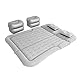 Aufblasbares Autobett, Luftmatratze, Campingbett, Auto-Luftmatratze, Aufblasbares, Verdicktes Reisebett, Isomatte, Camping-Zubehör (Grau)
