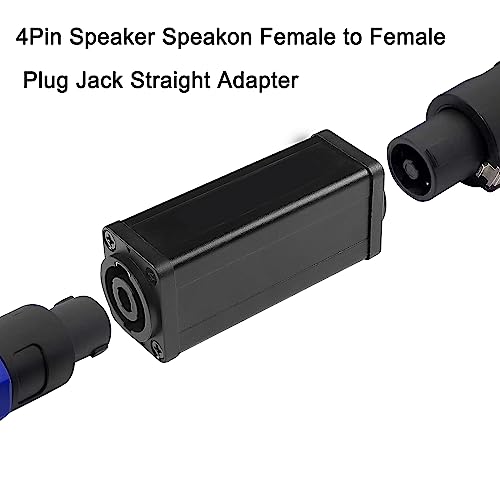 Conector acoplador MEIRIYFA NL4FX Speakon 4 pines hembra miniatura 2