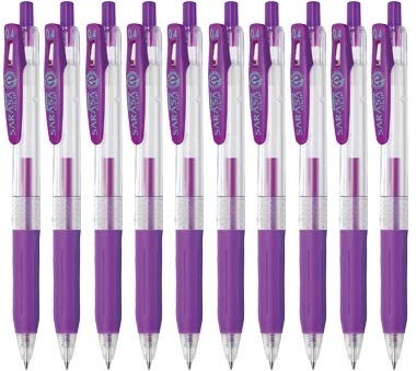 Amazon.co.jp: Zebra Sarasaクリップ0.4格納式Gelインクペン, Rubber