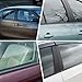 Zhisheng 4PCS Weatherstrip,Window Weather Stripping Moulding Trim Compatible with for Toyota Yaris Sedan 4-Door 2007 2008 2009 2010 2011 2012 2013 2014 2015 2016,Door Outside Trim Seal Belt,Chrome