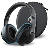 TREBLAB Z2 Hybrid Active Noise Cancelling Workout Headphones - Signature-HD Sound, Deep Bass, 58H Battery, Comfortable, Foldable Over Ear Bluetooth Headphones Wireless w/Mic for Calls, for Gym, Sport