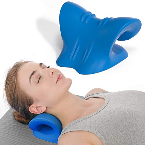 Cervical traction device, yarkor portable neck stretcher for neck…