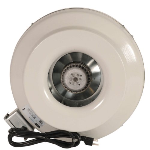 Can RS8HO High Output Centrifugal Inline Fan, 737 Cubic Feet Per Minute