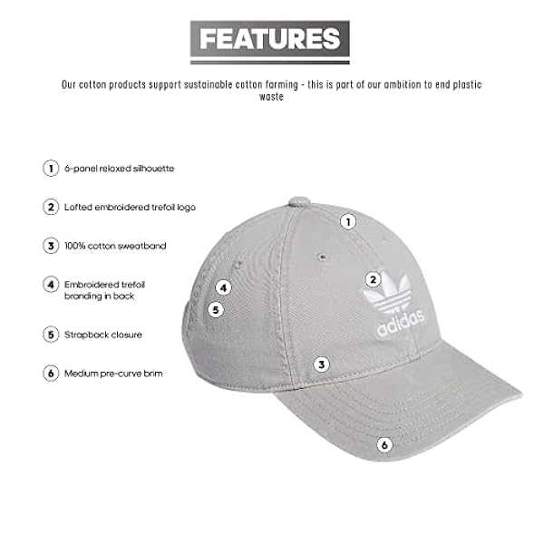 adidas Originals - Originals Relaxed Strapback cap, Cappello Uomo