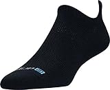 Drymax Thin Running No Show Tab (Black, Small)