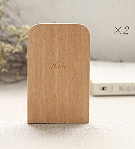 Sheny Holz Buchstützen Einfache 1 Paar 13 * 8 * 6.5cm Typ2