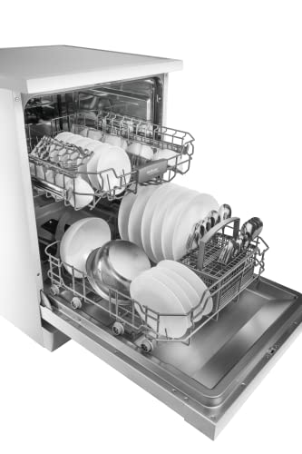 Image of Hindware 12 Place Settings Italo Free Standing Dishwasher (DW100008, Inox)