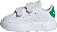 Tênis Adidas Advantage Bubble Infantil Branco e Verde