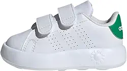 Tênis Adidas Advantage Bubble Infantil Branco e Verde