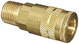 Dixon Valve DC2103 Brass Air Chief Industrial Interchange Quick-Connect Air Hose Socket, 1/4