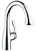 hansgrohe Allegro E Gourmet Premium 1-Handle 14-inch Tall Kitchen Faucet with Pull Down Sprayer with QuickClean Magnetic Docking Spray Head in Chrome, 04297000