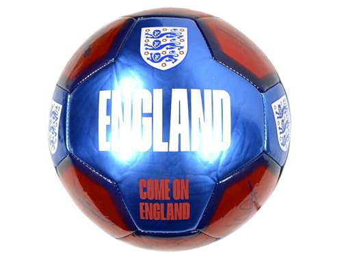 Ballon de football England FA Signature métallique de collection taille 5 Hy-Pro