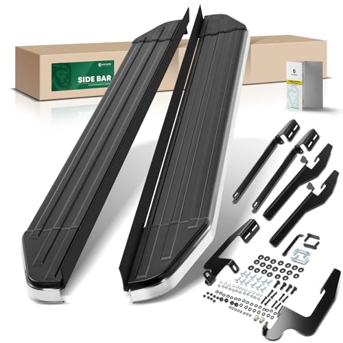 Estribos laterales de aluminio para Nissan Rogue 2014-2020 miniatura 1
