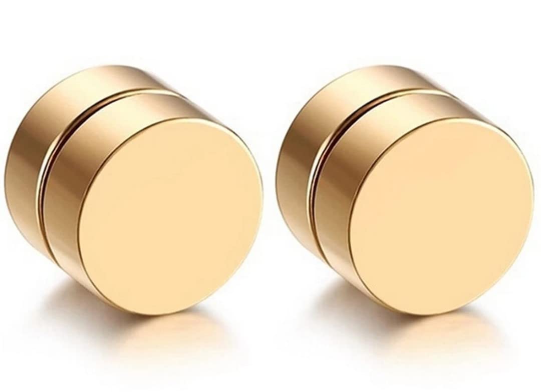 Stainless Steel Magnetic Earring Studs for Non Pierced Ears for Men Women