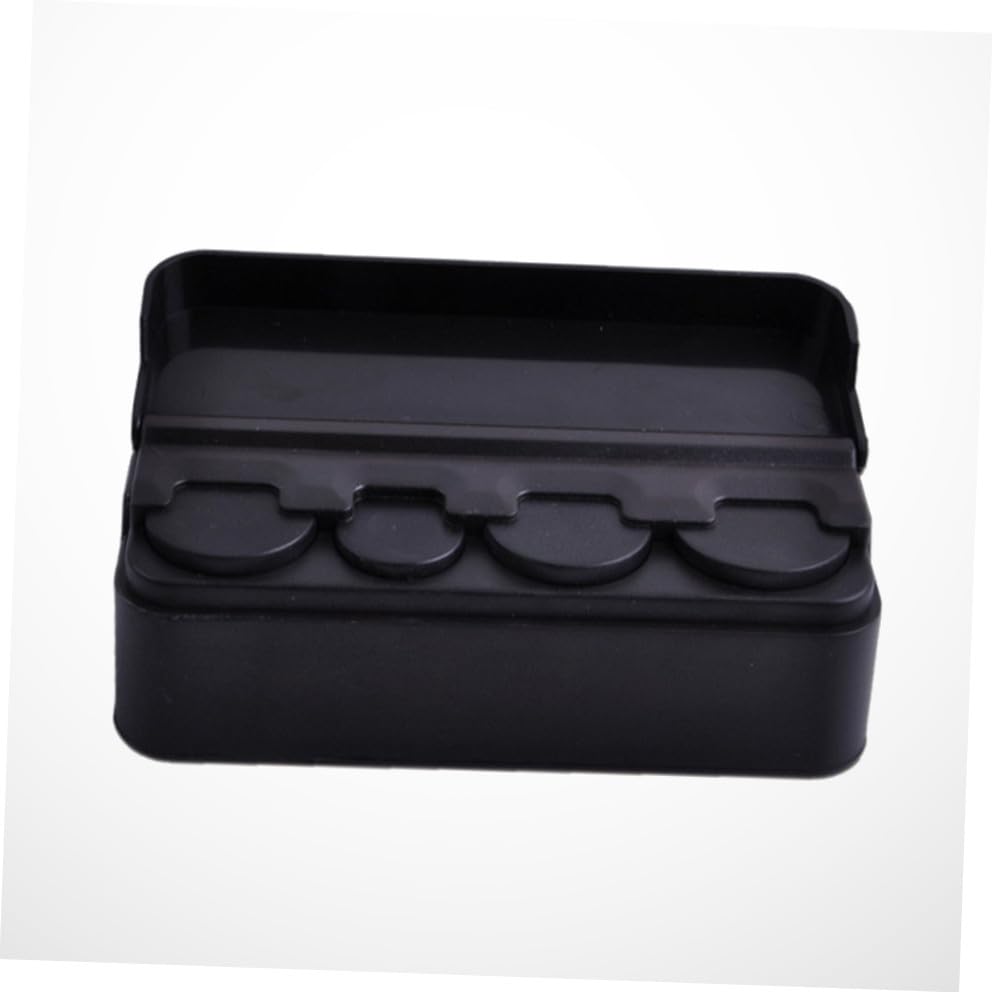 2 piezas estuche organizador negro para monedas vehículo miniatura 7