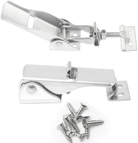 Toggle Latch Compression Spring ITROLLE 2PCS Adjustable Latch Buckle Toggle Catch Lock Clamp Heavy Duty ...