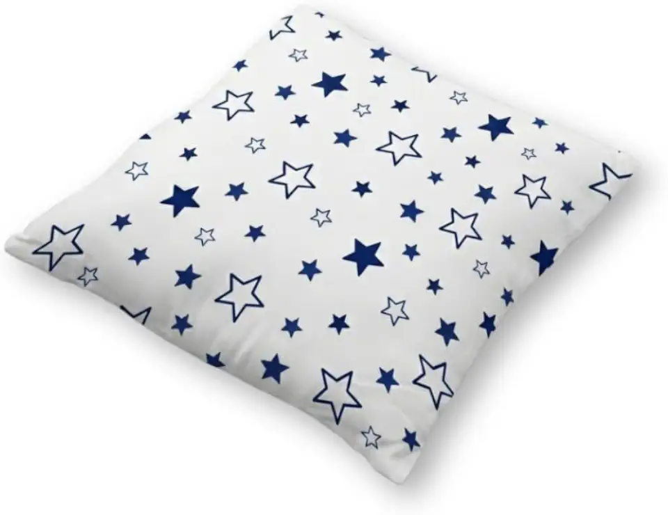 Bolsa Térmica de Sementes para Cólica em Bebês - Estampa Estrelas - Algodão - Com Camomila, Erva-Doce e Lavanda - 15x15cm