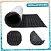 Xoeryoy Surfboard Traction Pad, 47x12 Inch Non-Slip EVA Surf Traction Pad, Water & UV Resistant Black Surfboard Mat, Cuttable Self-Adhesive Surfing Accessories