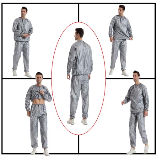 DawnBreak Sauna Sweat Suit for Women/Men Exercise Weight Loss Gym Fitness Workout