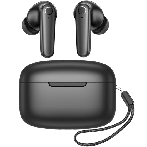 kurdene Bluetooth Earbuds, S8 Wireless Earbuds 48H Playtime Call Noise Cancelling IPX8 Waterproof Ear Buds Deep Bass Earphones with Microphone in-Ear Stereo Headphones for Work,Sport,Running