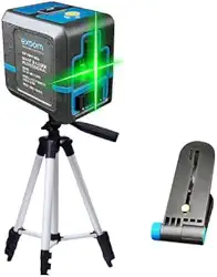 Nível a Laser Profissional com Trena, 3 Linhas, Alcance 8m, Base Magnética, 18.5x6.2x2.8cm, Régua em Centímetros e Polegadas, para Obras e Instalações