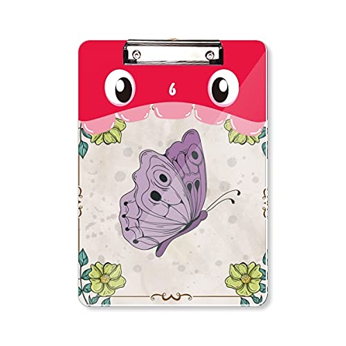 Bloc-notes d'apprentissage A4 papillon pourpre pour stopper les feuilles volantes au bureau