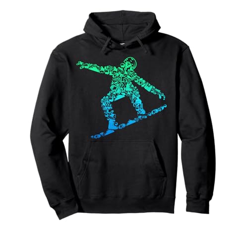 Snowboard Snowboarder Snowboarding Men Boys Kids Pullover Hoodie