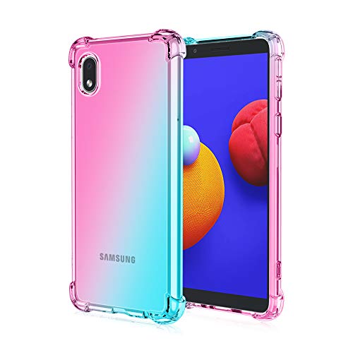 Samsung Galaxy A01 Core Case,Galaxy M01 Core Case,Crystal Clear Case with 4 Corners Shockproof Protection Soft Scratch-Resistant TPU Cover for Galaxy A01 Core Phone.