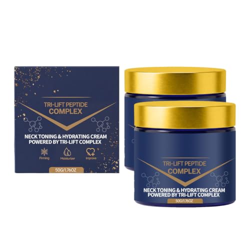 Image of Tri-Lift Peptide Complex Cream, Tri-Lift Peptide Cream Against Wrinkles and Ageing, Firming Moisturiser for Neck and Skin for All Skin Types - Long-Term Anti-Ageing