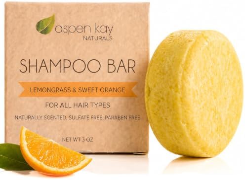 Moroccan Argan Oil Shampoo Bar (Citrus) Organic Volumizing Shampoo. 3 oz