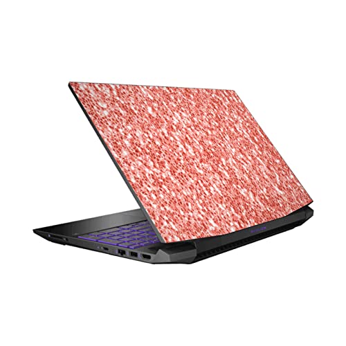 Vinyle autocollant Corail Scintillant PLdesign pour HP Pavilion 15.6 15-dk0047TX