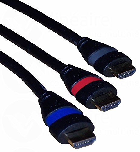 Lineaire HDMI Cable Type A Male Black/Orange 1m50