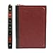 MOSISO MacBook Pro 13 inch Case, PU Leather Laptop Sleeve Vintage Retro Zippered Book Folio Cover Compatible with MacBook Pro 13 inch Retina (A1502/A1425, Version 2015/2014/2013/end 2012), Wine Red