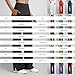 Wide Leg Leggings for Women White 3X-Large | High Waisted Yoga Pants with Pockets Stretchy, Petite Straight Leg Workout Pants Women Comfy, Yoga Trousers, Wide Legged Sweatpants, Fall Fashion