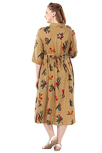 Image of AV2 Women's Rayon Relaxed Fit A Line Maternity Wear