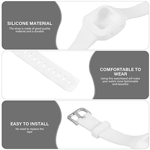 ULTECHNOVO Silício Faixa de Relógio de Substituição Com Tampa Da Caixa Do Relógio Strap Relógio de P